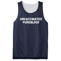 Unvaccinated Pureblood, Funny Unmask, Funny AntiVaccinated Mesh Reversible Basketball Jersey Tank