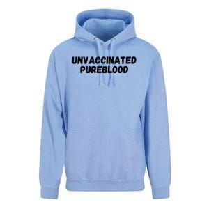 Unvaccinated Pureblood, Funny Unmask, Funny AntiVaccinated Unisex Surf Hoodie