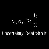 Uncertainty Principle Gift For Physicists And Mathematicians 7-Panel Snapback Hat