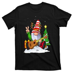 Ukulele Player Gnomes Christmas for Ukulele Lover T-Shirt