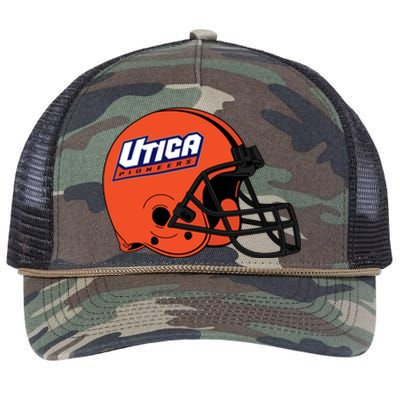 Utica Pioneers Helmet Retro Rope Trucker Hat Cap