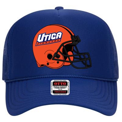 Utica Pioneers Helmet High Crown Mesh Back Trucker Hat