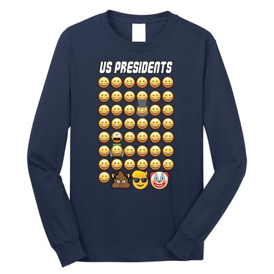 US Presidents History Long Sleeve Shirt