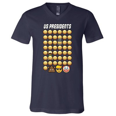 US Presidents History V-Neck T-Shirt