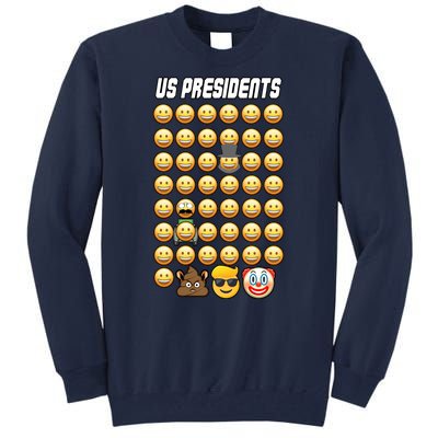 US Presidents History Tall Sweatshirt