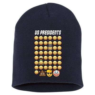 US Presidents History Short Acrylic Beanie