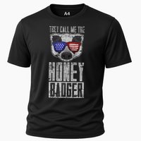 Us Pride Honey Badger Ratel Gift Honey Badger Cooling Performance Crew T-Shirt