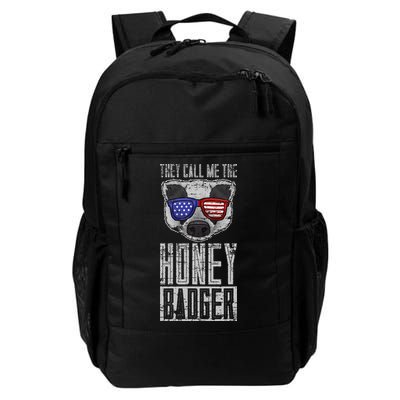 Us Pride Honey Badger Ratel Gift Honey Badger Backpack
