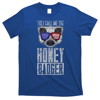 Us Pride Honey Badger Ratel Gift Honey Badger T-Shirt