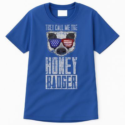 Us Pride Honey Badger Ratel Gift Honey Badger Tall T-Shirt
