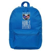 Us Pride Honey Badger Ratel Gift Honey Badger 16 in Basic Backpack