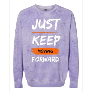 Unwavering Progress Individual Development Colorblast Crewneck Sweatshirt