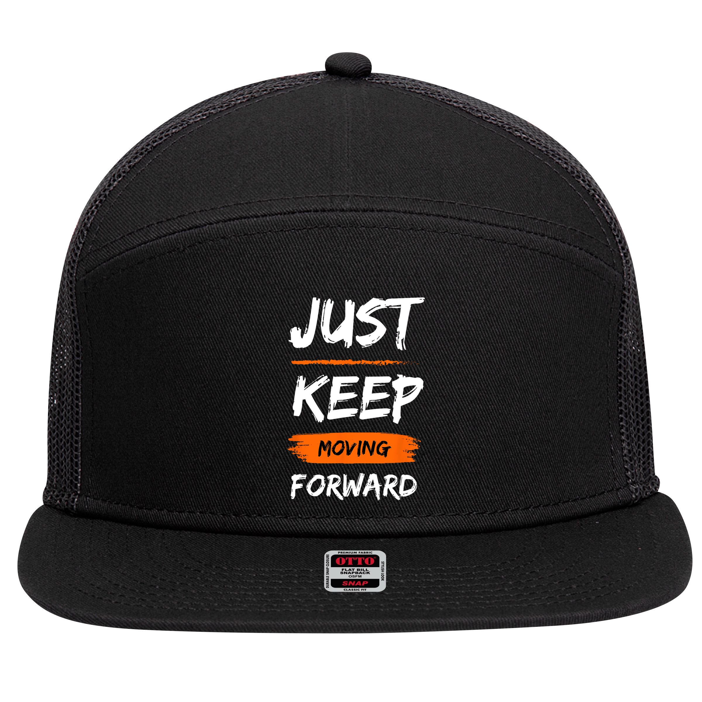 Unwavering Progress Individual Development 7 Panel Mesh Trucker Snapback Hat