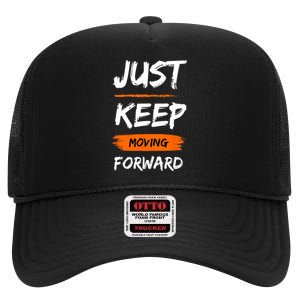 Unwavering Progress Individual Development High Crown Mesh Back Trucker Hat