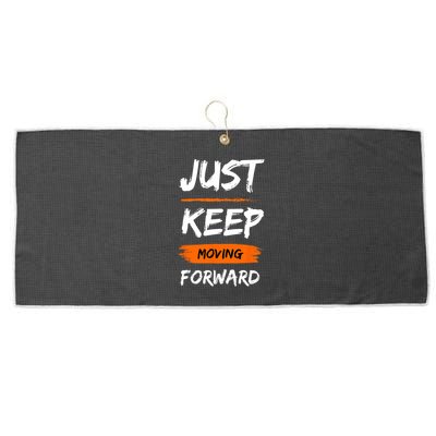 Unwavering Progress Individual Development Large Microfiber Waffle Golf Towel