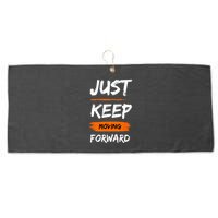 Unwavering Progress Individual Development Large Microfiber Waffle Golf Towel