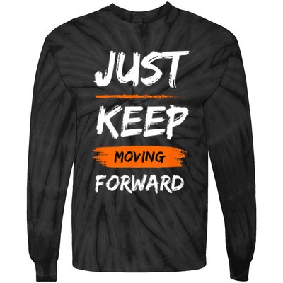 Unwavering Progress Individual Development Tie-Dye Long Sleeve Shirt