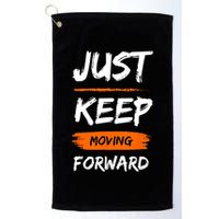 Unwavering Progress Individual Development Golf Towel