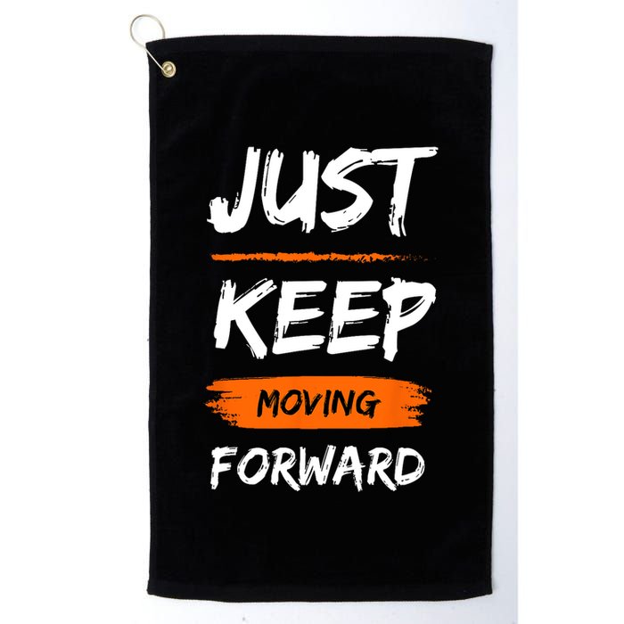 Unwavering Progress Individual Development Golf Towel