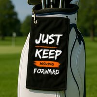 Unwavering Progress Individual Development Golf Towel