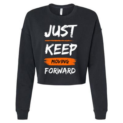 Unwavering Progress Individual Development Cropped Pullover Crew
