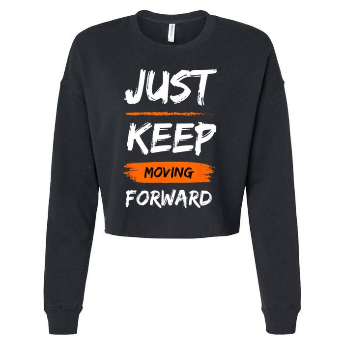 Unwavering Progress Individual Development Cropped Pullover Crew
