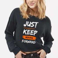 Unwavering Progress Individual Development Cropped Pullover Crew