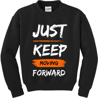 Unwavering Progress Individual Development Kids Sweatshirt