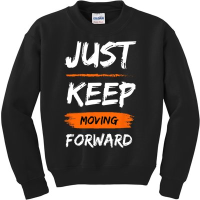 Unwavering Progress Individual Development Kids Sweatshirt