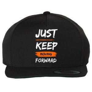 Unwavering Progress Individual Development Wool Snapback Cap