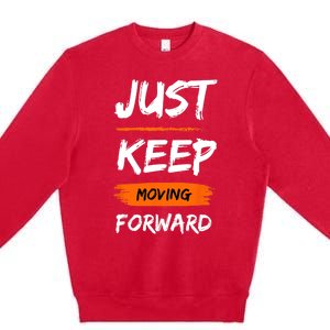 Unwavering Progress Individual Development Premium Crewneck Sweatshirt