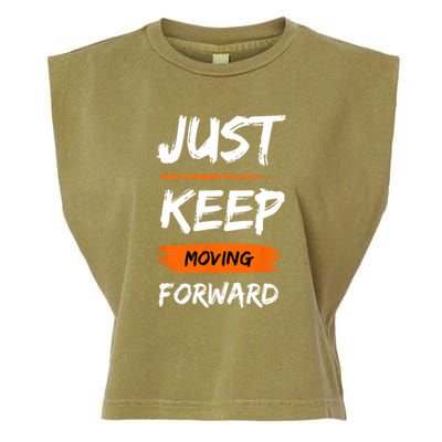 Unwavering Progress Individual Development Garment-Dyed Women's Muscle Tee