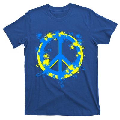 Ukraine Peace In Ukraine I Stand With Ukraine Flag Support Gift T-Shirt