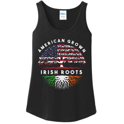 Usa Pride Irish Roots Ireland Hoodie Ladies Essential Tank