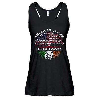 Usa Pride Irish Roots Ireland Hoodie Ladies Essential Flowy Tank