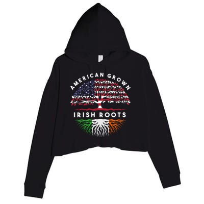 Usa Pride Irish Roots Ireland Hoodie Crop Fleece Hoodie