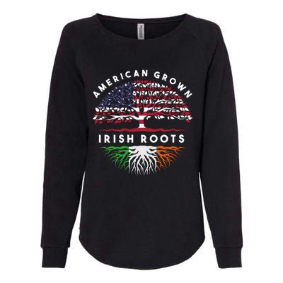 Usa Pride Irish Roots Ireland Hoodie Womens California Wash Sweatshirt