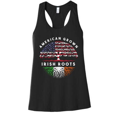 Usa Pride Irish Roots Ireland Hoodie Women's Racerback Tank