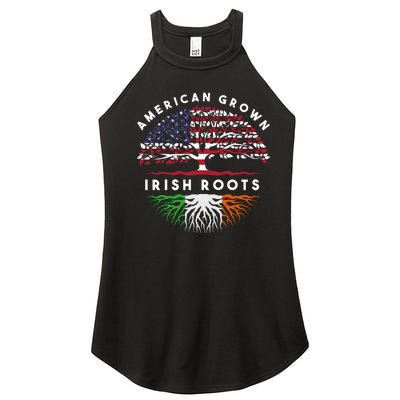 Usa Pride Irish Roots Ireland Hoodie Women's Perfect Tri Rocker Tank