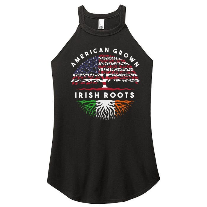 Usa Pride Irish Roots Ireland Hoodie Women's Perfect Tri Rocker Tank