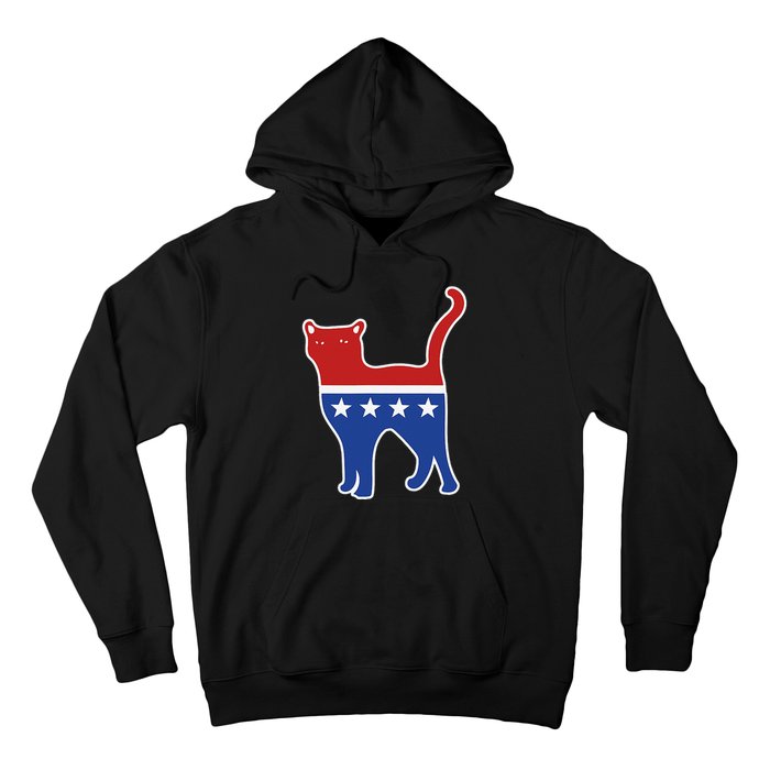 Usa Political Kitty Cat Vote Hoodie