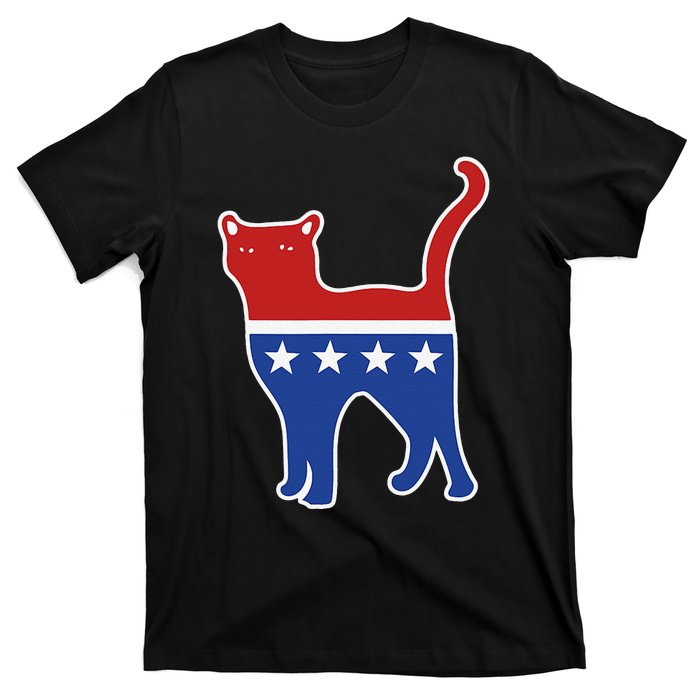 Usa Political Kitty Cat Vote T-Shirt