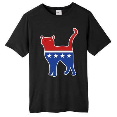 Usa Political Kitty Cat Vote Tall Fusion ChromaSoft Performance T-Shirt