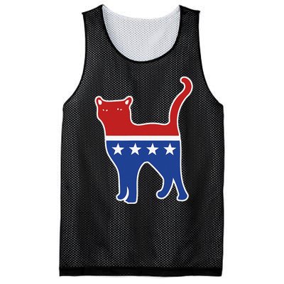 Usa Political Kitty Cat Vote Mesh Reversible Basketball Jersey Tank