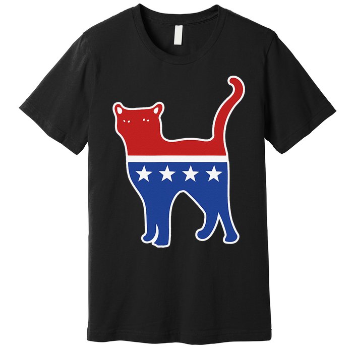 Usa Political Kitty Cat Vote Premium T-Shirt