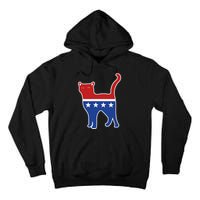 Usa Political Kitty Cat Vote Tall Hoodie