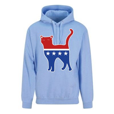 Usa Political Kitty Cat Vote Unisex Surf Hoodie