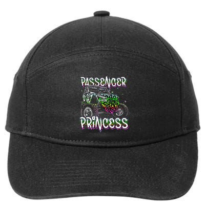 Utv Passengerprincess Lovers Utv Sxs Riding Dirty Offroad 7-Panel Snapback Hat