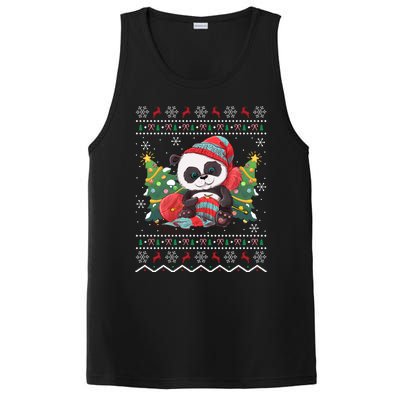 Ugly Panda Lover Xmas Tree Santa Panda Christmas Gift PosiCharge Competitor Tank