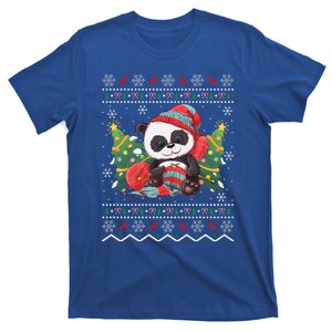 Ugly Panda Lover Xmas Tree Santa Panda Christmas Gift T-Shirt